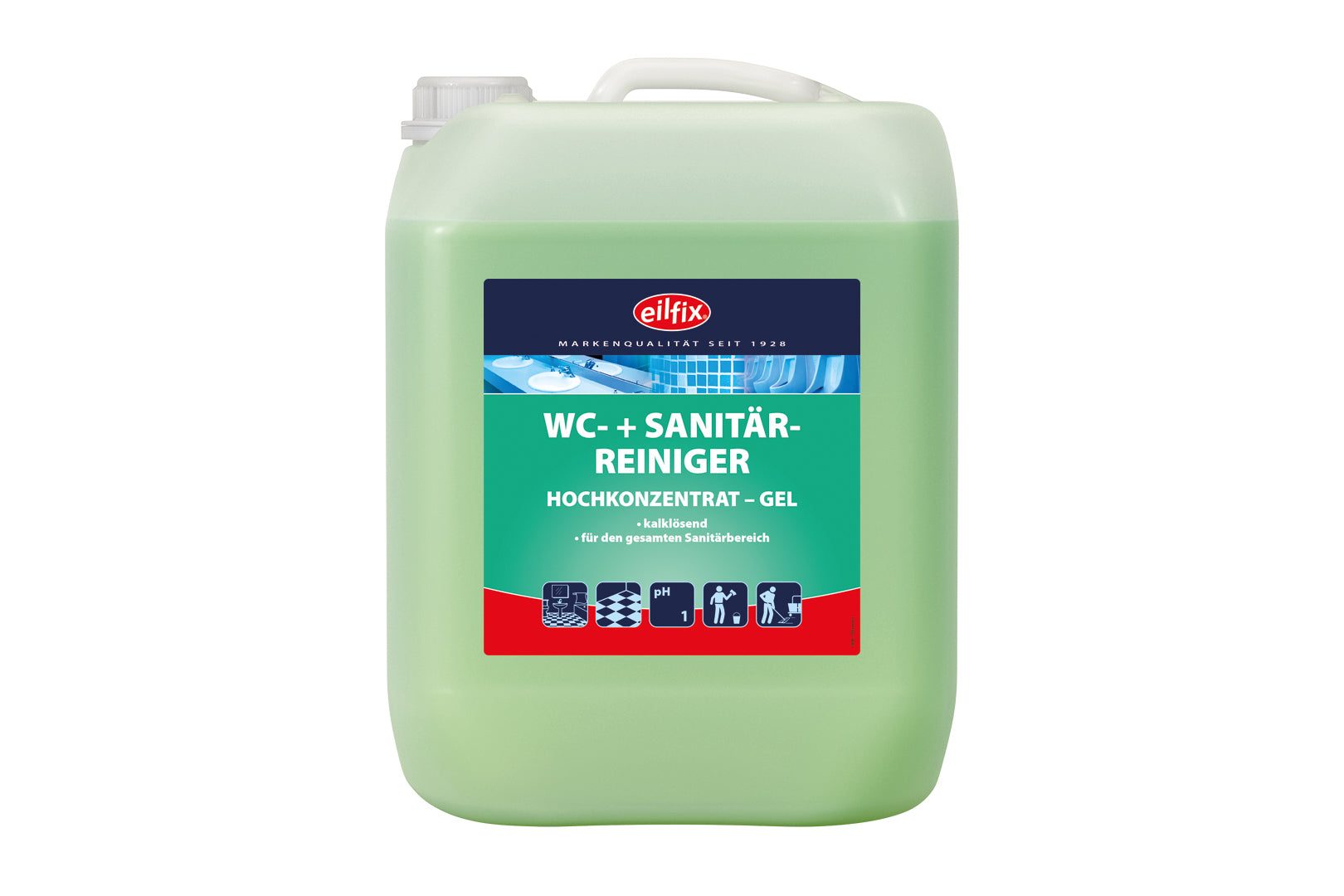 Eilfix® WC+SANITÄRREINIGER Gel grün