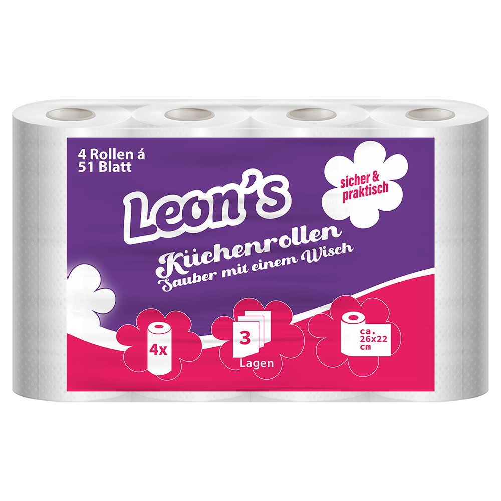 Küchenrolle 3-lg. Hochweiß